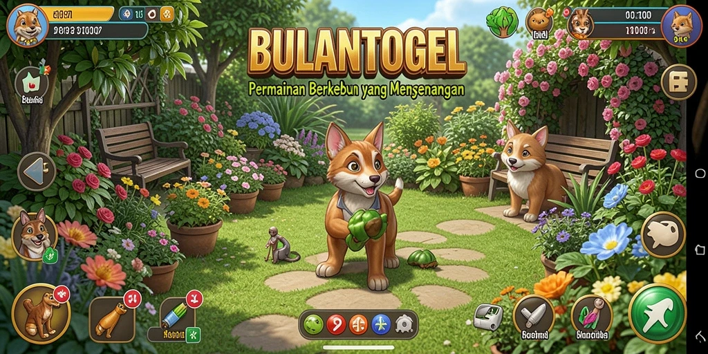 Tampilan gameplay menarik dari BULANTOGEL yang penuh warna.