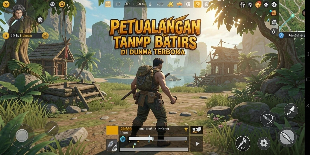 Gameplay Open World JIN69 dengan eksplorasi yang menakjubkan.