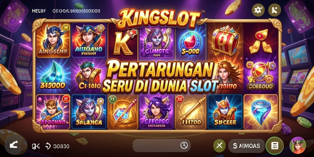 Tampilan menyeramkan dengan aksi pertarungan sengit di KINGSLOT.