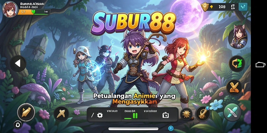 Tampilan permainan SUBUR88 yang penuh warna dan menarik.