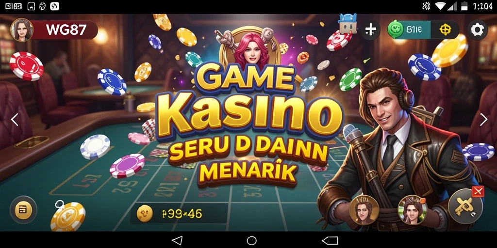 Tampilan gameplay Kasino WG87 yang menarik dan seru.